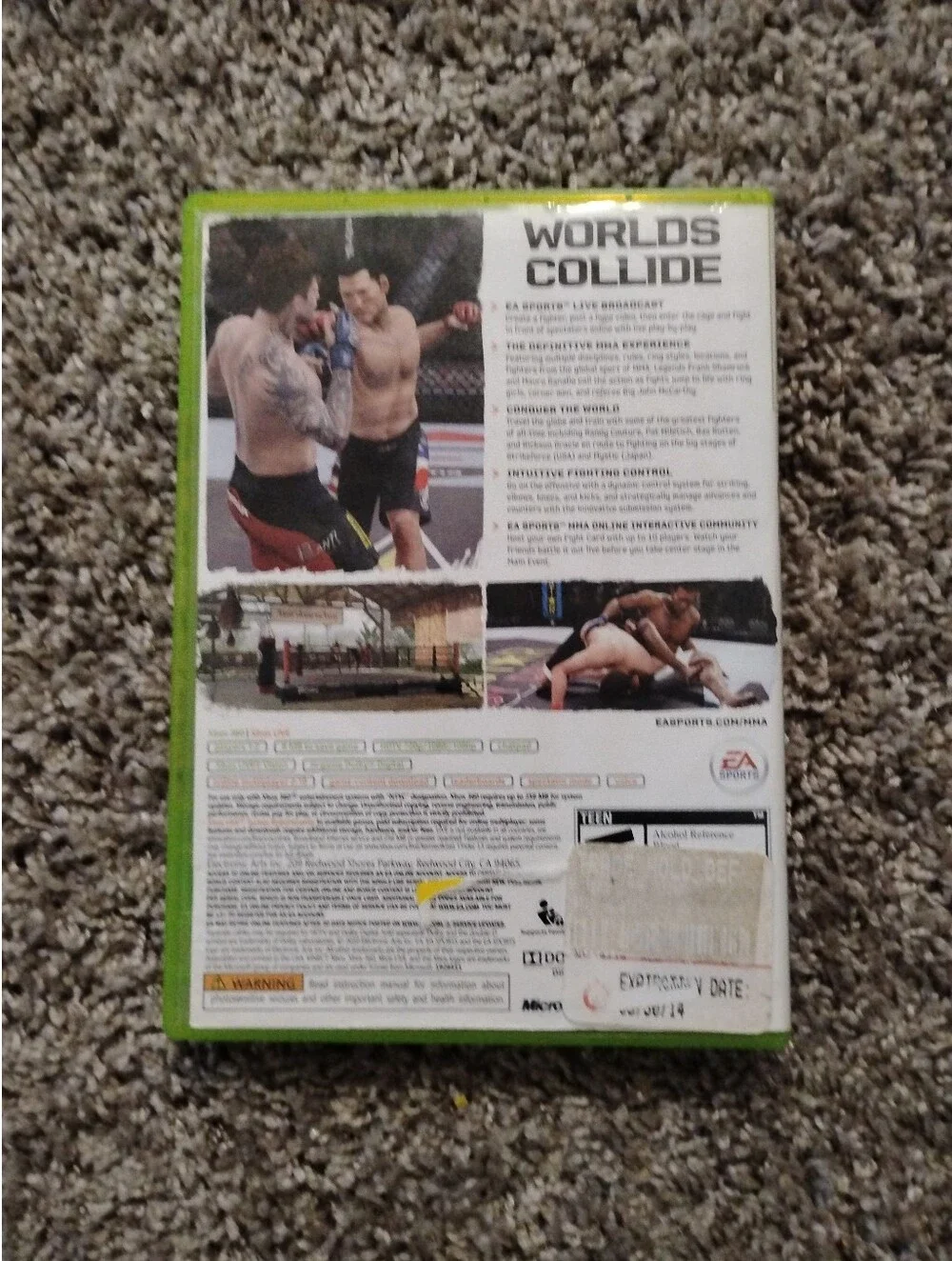 EA Sports MMA (Xbox 360) - Complete in Case CIB w/ Manual